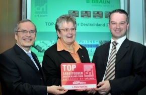 B. Braun Melsungen AG: B. Braun ist Deutschlands Top-Arbeitgeber 2009