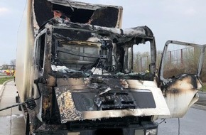 Polizeipräsidium Mittelhessen - Pressestelle Wetterau: POL-WE: Folgemeldung: +++ Karben: LKW brannte +++