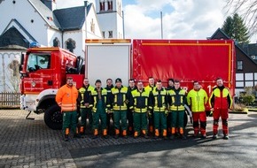 Freiwillige Feuerwehr Finnentrop: FW Finnentrop: Lehrgang Technische Hilfe Wald - Modul A abgeschlossen