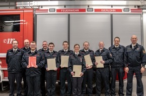 Feuerwehr Iserlohn: FW-MK: Jahresdienstbesprechung der L&ouml;schgruppe Oestrich