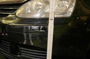 Polizeipräsidium Westpfalz: POL-PPWP: VW Golf gerammt und beschädigt