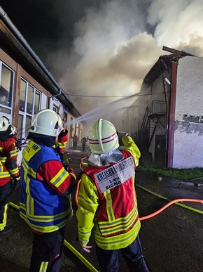 KFV Sigmaringen: 17.06.2026 Brand Industriegebäude in Neufra