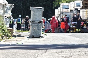 Feuerwehr Iserlohn: FW-MK: Austritt von Gefahrstoff