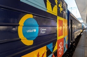 UNICEF Deutschland: UNICEF unterstützt Weihnachtsaktion des ukrainischen Sozialministeriums und der Eisenbahn für Kinder
