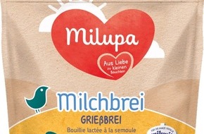Danone DACH: Vorsorglicher Rückruf / Milupa ruft aus Vorsorgegründen in Deutschland den "Milupa Milchbrei Grießbrei mit Cornflakes" mit dem MHD 30.09.2023 zurück