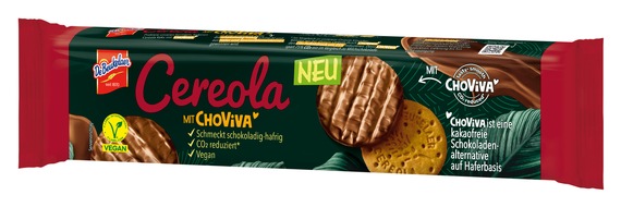 ChoViva: Innovation auf dem Gebäckmarkt: Die Schokoladenalternative ChoViva kommt als Überzug von De Beukelaer Keksen auf den Markt