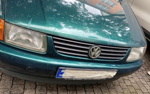 Polizei Hagen: POL-HA: Frau wollte nicht "geblitzt" werden - Kennzeichen an VW Polo überklebt