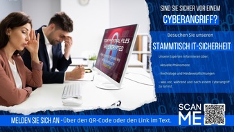 Polizeipräsidium Trier: POL-PPTR: Sind Sie oder Ihr Unternehmen sicher vor einem Cyberangriff? - Kripo Trier lädt zu weiterer Informationsveranstaltungen ein