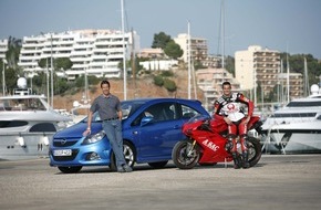 Opel Automobile GmbH: Vor WM-Start in Jerez: Motorradstar Alex Hofmann wird Opel-Botschafter