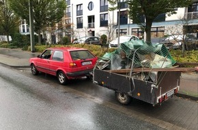 Polizei Bielefeld: POL-BI: Mangelnde Ladungssicherung an privatem Anhänger