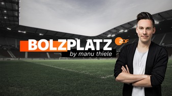 ZDF: "Bolzplatz": Neues Fußballmagazin mit Manu Thiele in der ZDFmediathek / Manu Thiele zu Gast in "sportstudio: UEFA Champions League" im ZDF