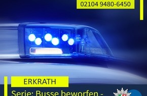 Polizei Mettmann: POL-ME: Erneut Linienbus besch&auml;digt: Polizei ermittelt - 2606033