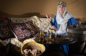 Museum Aargau: Dromedare und Schätze aus dem Orient! / Schloss Lenzburg steht vom 25. bis 27. Juli ganz im Zeichen von 1001 Nacht