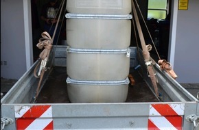 Polizeiinspektion Hameln-Pyrmont/Holzminden: POL-HM: Unerlaubter Transport von ca. 800 Litern Heizöl