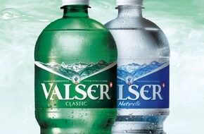 Valser Mineralquellen: VALSER mit neuem Gesicht