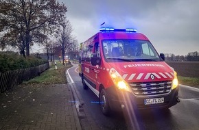 Feuerwehr Flotwedel: FW Flotwedel: Ölspur sorgt für ortsübergreifenden Feuerwehreinsatz