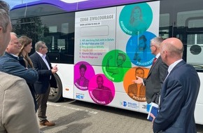 Polizei M&ouml;nchengladbach: POL-MG: Mehr Zivilcourage im Alltag: Polizei M&ouml;nchengladbach und NEW AG starten gemeinsame Kampagne im Busverkehr