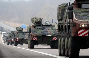 Territoriales Führungskommando der Bundeswehr: Bundeswehrkonvoi auf Straßen in Niedersachsen und Sachsen-Anhalt erwartet