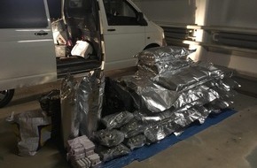 Verkehrsdirektion Koblenz: POL-VDKO: Polizei gelingt Schlag gegen die Drogenszene 
- Zivilstreife stellt über 80 Kilogramm Rauschgift sicher