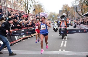 Zevenheuvelenloop: Spektakuläres Finish beim 36. Nimweger NN Zevenheuvelenloop: Äthiopierin Letesenbet Gidey läuft Weltrekord