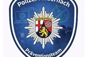 Polizeidirektion Koblenz: POL-PDKO: Mehr Sicherheit durch Pr&auml;vention - Das neue Pr&auml;ventionsteam der PI Andernach