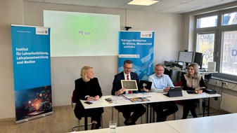 FWU Institut f&uuml;r Film und Bild in Wissenschaft und Unterricht gemeinn&uuml;tzige GmbH: Pressemitteilung: Th&uuml;ringen bringt KI-Chatbot telli an seine Schulen &ndash; Mit neuer Funktion f&uuml;r neue Unterrichtsimpulse