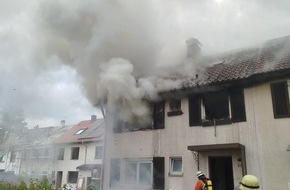 Feuerwehren des Landkreises Ravensburg: LRA-Ravensburg: Wohnungsbrand in der Siebenbürgenstraße in Wangen