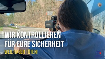 Polizeipr&auml;sidium Westpfalz: POL-PPWP: Knapp 8.000 Raser "geblitzt"
