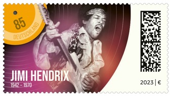 DHL Group: PM: Sonderbriefmarke ehrt Jimi Hendrix