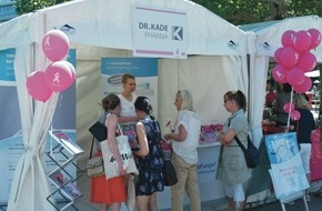 DR. KADE: DR. KADE unterstützt Aktionstag gegen Brustkrebs - "Ich bin dabei" findet am 14. September in Leipzig statt