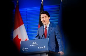 Atlantik-Brücke: Kanadischer Premier Trudeau in Berlin