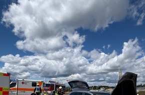 Feuerwehr Allensbach: FW Allensbach: G1 Betriebsstoffe aus PKW