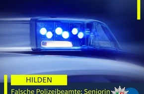 Polizei Mettmann: POL-ME: Seniorin wird Opfer von Betr&uuml;gern: Verm&ouml;gensschaden in H&ouml;he von 300.000 Euro - 2603043