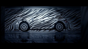 Skoda Auto Deutschland GmbH: Neuer SKODA Fabia R 5 im "Zebra-Look" begeistert auf Facebook, YouTube und Twitter (FOTO)