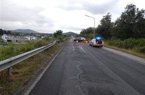 Polizeidirektion Mayen: POL-PDMY: Verkehrsunfall,An den Mühlsteinen, 12.07.2016, 21:15 Uhr