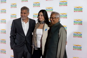 &quot;Stand Up For Human Rights&quot;: George Clooney bei Charity Gala der Deutschen Postcode Lotterie