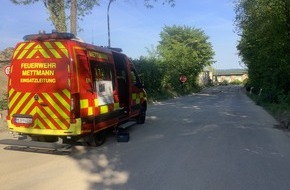 Feuerwehr Mettmann: FW Mettmann: Person mutmaßlich im Gewässer eines Steinbruchs vermisst