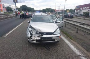 Polizeipräsidium Koblenz: POL-PPKO: Verkehrsunfall mit Verletzten auf der B9 in Koblenz