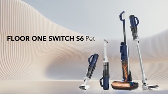 ECOVACS GLOBAL PTE. LTD.: Gamechanger für Heimtierhaltende: Tineco präsentiert FLOOR ONE SWITCH S6 Pet