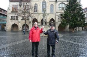 Polizeiinspektion Hildesheim: POL-HI: Hildesheimer Stadtsoldat für wenige Stunden wehrlos