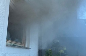 Feuerwehr Haan: FW-HAAN: Brand einer Küche