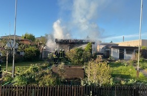 Feuerwehr Dortmund: FW-DO: Brand einer Gartenlaube