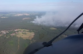 Bundespolizeidirektion Berlin: BPOLD-B: Hubschrauber des Flugdienstes der Bundespolizei weiterhin in Brandeinsätzen gebunden