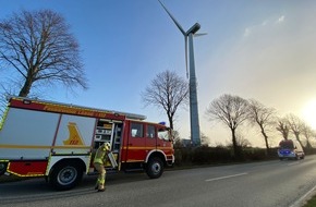 Kreisfeuerwehrverband Plön: FW-PLÖ: Sturmtief "Nadia" hält Feuerwehren im Kreis Plön weiterhin in Atem