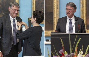 Albert-Ludwigs-Universität Freiburg: Friedhelm Beyersdorf erhält das Bundesverdienstkreuz am Bande