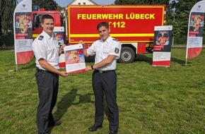Feuerwehr Lübeck: FW-HL: 125 Jahre Berufsfeuerwehr Lübeck / Große Feier mit Blaulichttag und Musikband MAX AND FRIENDS am 9. September 2023 an der MuK
