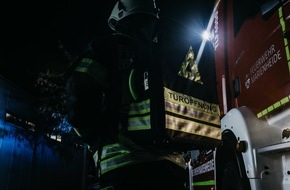 Freiwillige Feuerwehr Marienheide: FW Marienheide: Nur vier Feuerwehreinsätze - Schwere Unwetterlage blieb in Marienheide glücklicherweise aus