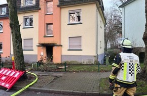 Feuerwehr Essen: FW-E: Entstehungsbrand in Mehrfamilienhaus - Feuerwehr erneut im Einsatz