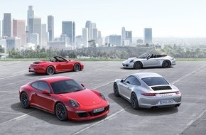 Porsche Schweiz AG: Plus de puissance, plus de dynamisme: les nouvelles Porsche 911 Carrera GTS / Quatre nouveaux top-modèles dans la famille 911 Carrera