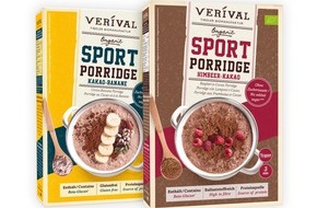 Verival - Tiroler Biomanufaktur: Tiroler Biomanufaktur Verival launcht Sport Porridges für Höchstleistungen